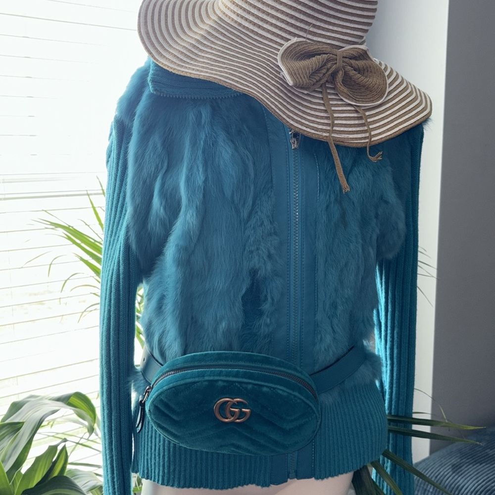 Gucci Marmont GG Velvet Belt Bag💙💙💙💗💗💗 - Picture 2 of 16